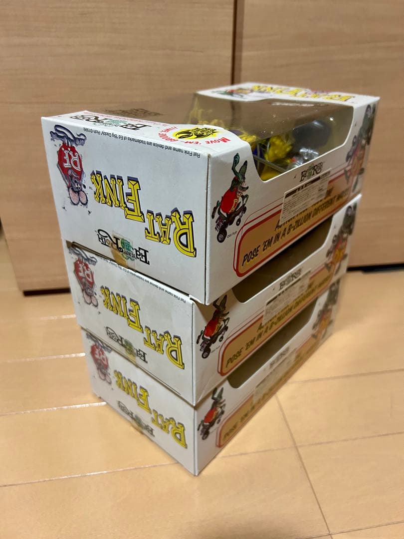 RAT FINK ラットフィンク　ボックスフィギュア 3体セット　未使用品