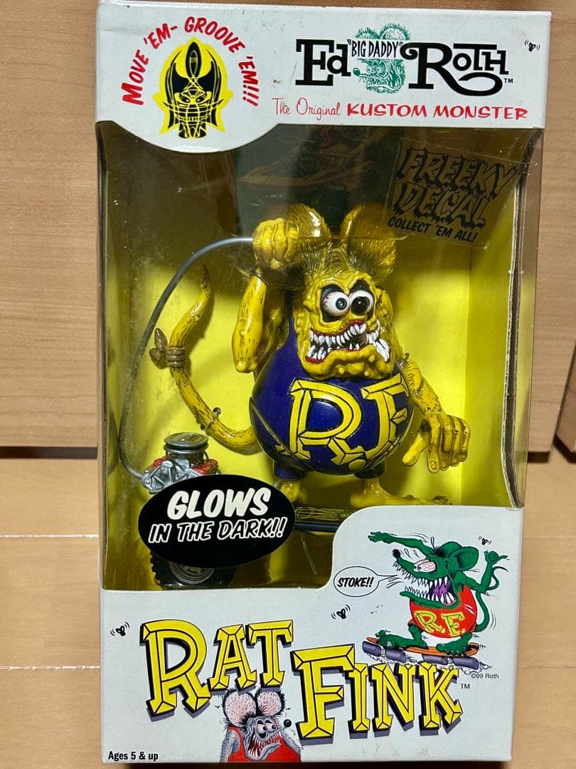 RAT FINK ラットフィンク　ボックスフィギュア 3体セット　未使用品