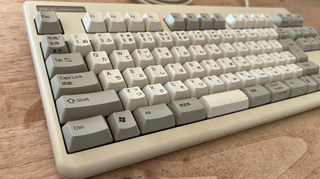 東プレ　REALFORCE 91U　リアルフォース　テンキーレスキーボード