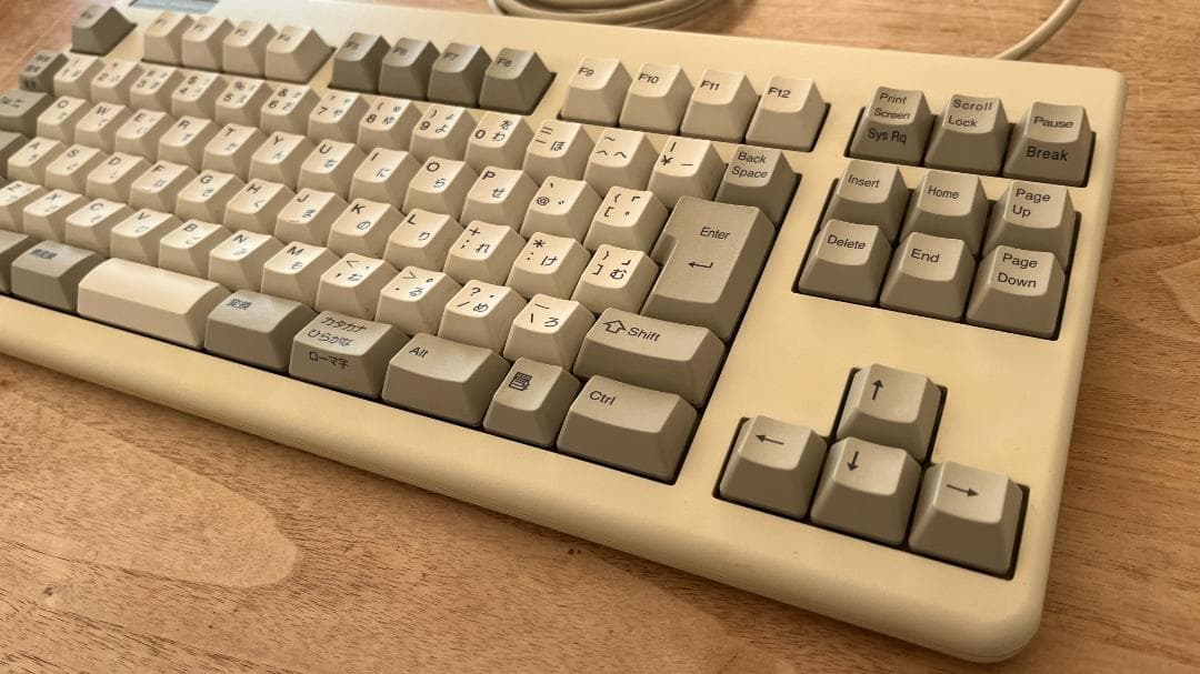 東プレ　REALFORCE 91U　リアルフォース　テンキーレスキーボード