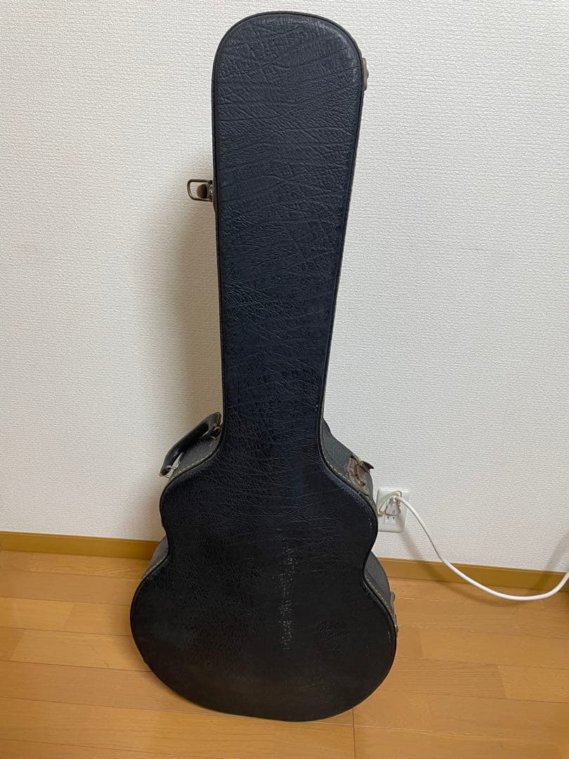 セミアコ エレキギター グラデーションブラックグリーン