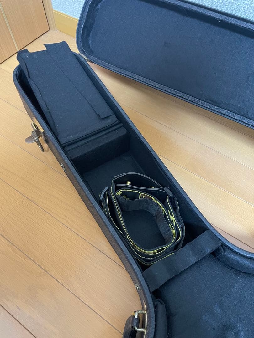 セミアコ エレキギター グラデーションブラックグリーン