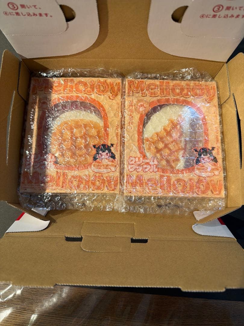 Mellojoy クリームワッフル 丸 三角 スクイーズ