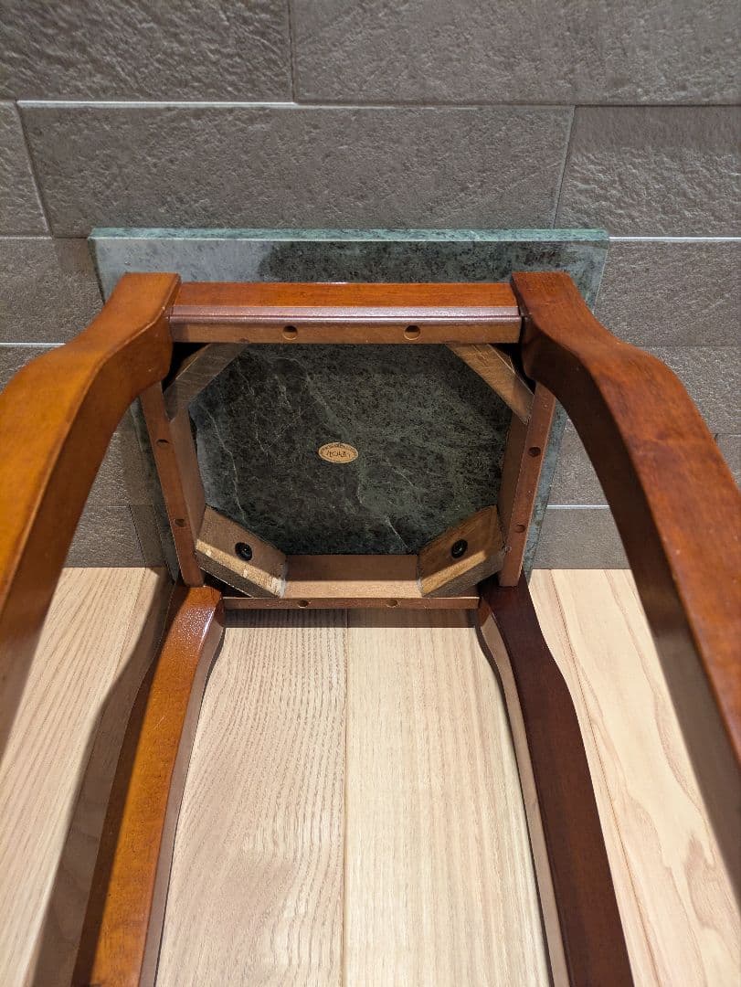 【Itokin】大理石 サイドテーブル 花台 コンソール テーブル アンティーク