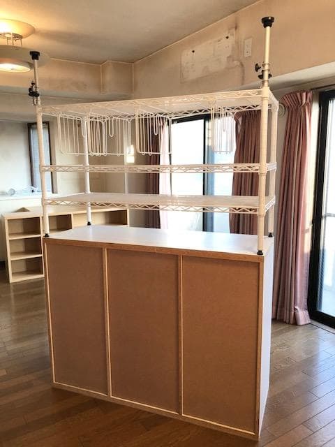 ホームエレクター　ERECTA　幅1200×奥行450×高さ710　ホワイト