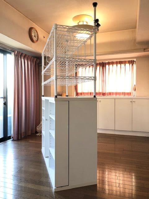 ホームエレクター　ERECTA　幅1200×奥行450×高さ710　ホワイト