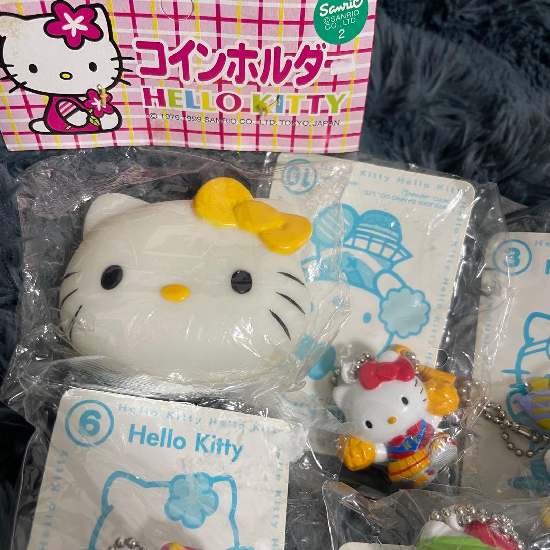 キティ フィギュア レア 平成 当時物 キーホルダー スポーツ