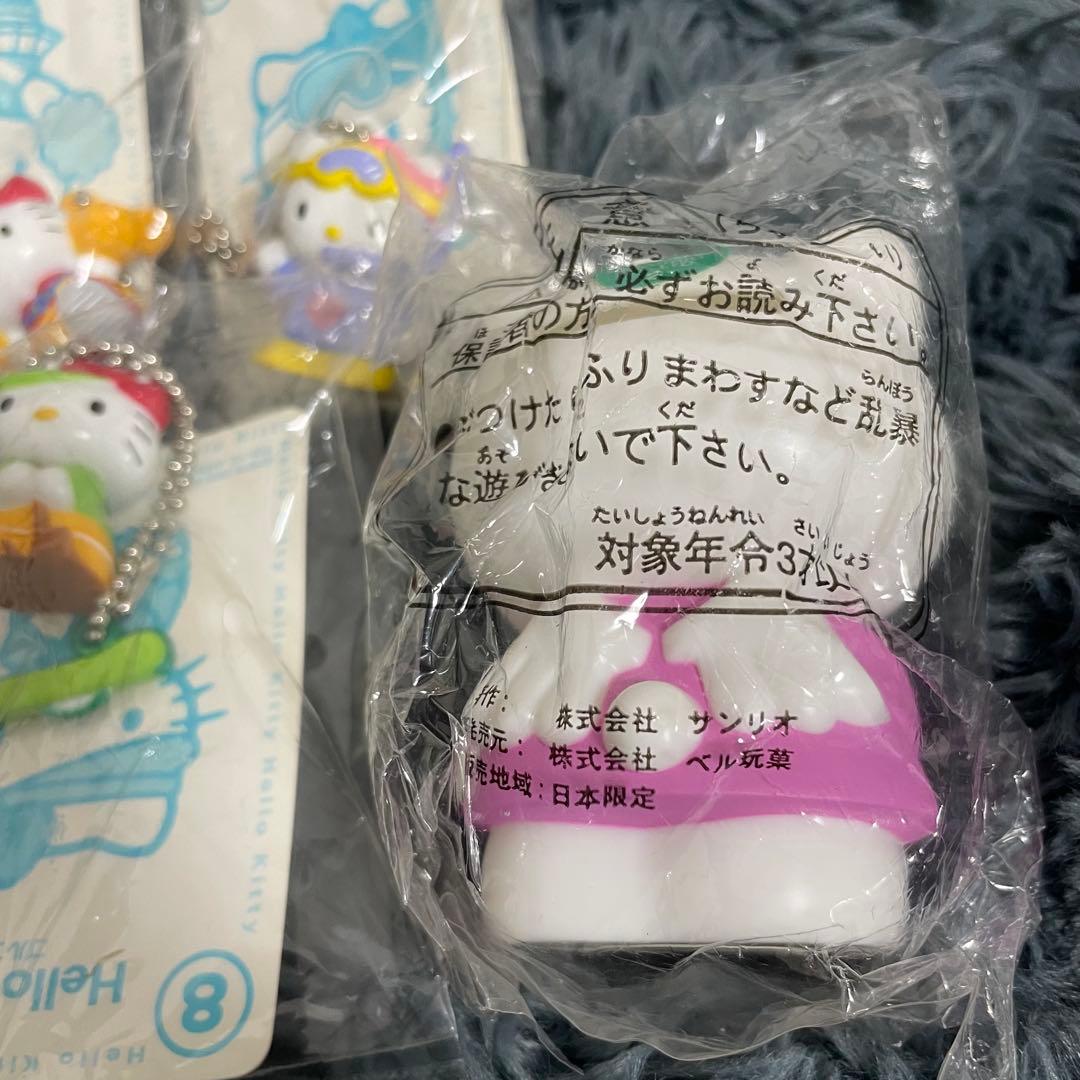 キティ フィギュア レア 平成 当時物 キーホルダー スポーツ