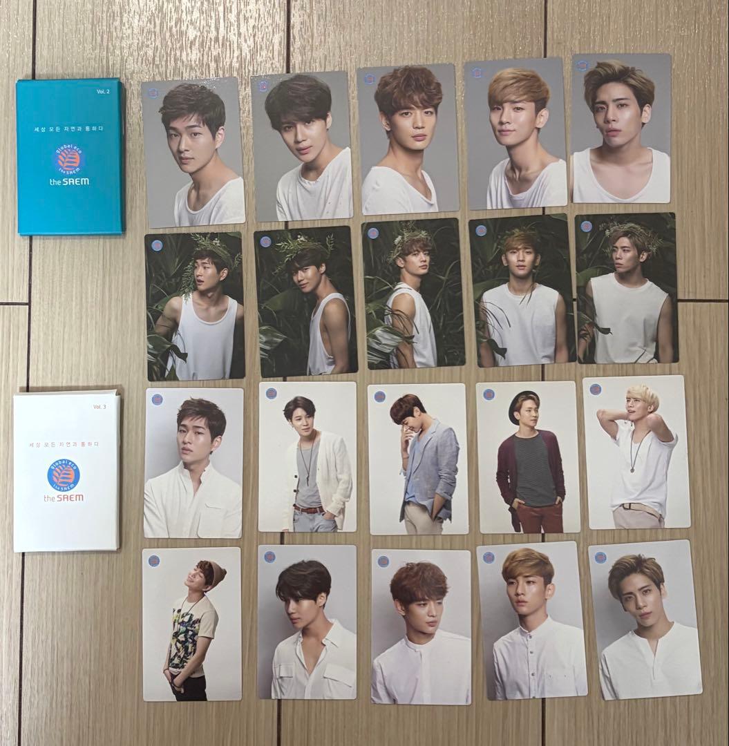SHINee the SAEM 公式トレカ Vol.2＆3 全20枚セット