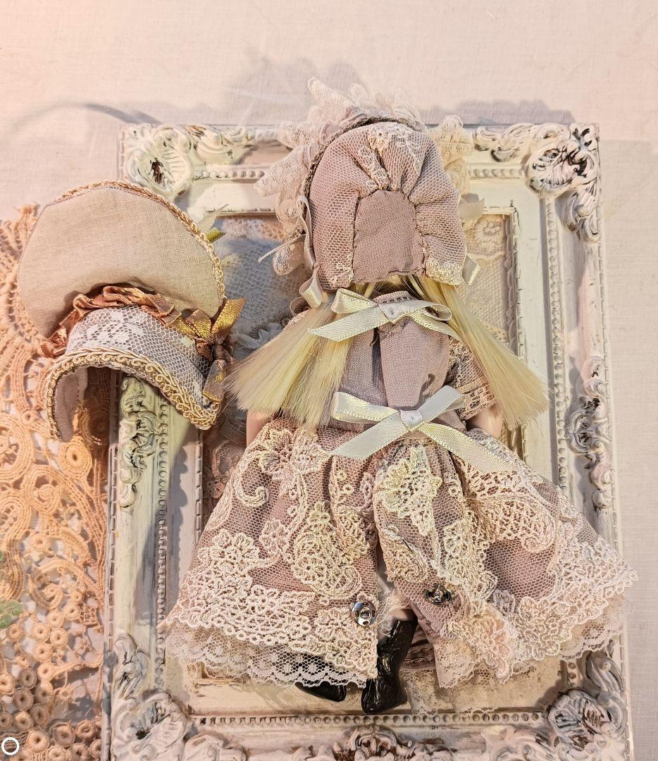 Handmade　ビスクドール　アウトフィット　ミニョネット　約18cm前後用