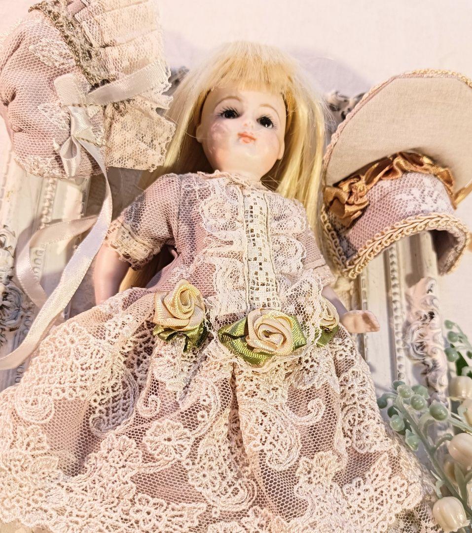 Handmade　ビスクドール　アウトフィット　ミニョネット　約18cm前後用