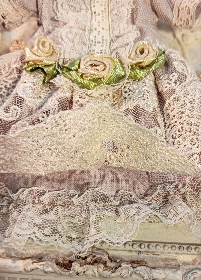 Handmade　ビスクドール　アウトフィット　ミニョネット　約18cm前後用