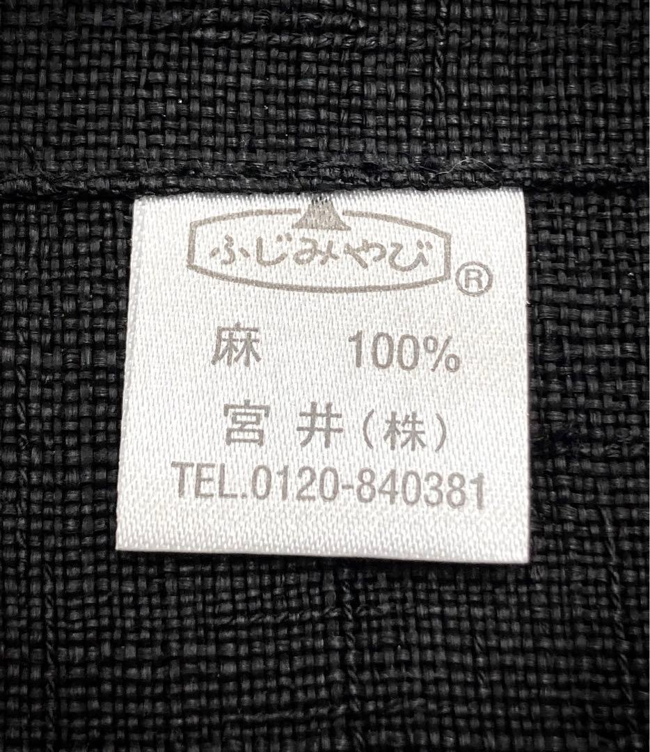 夜桜　暖簾　大判　麻　金彩加工　値下げしました