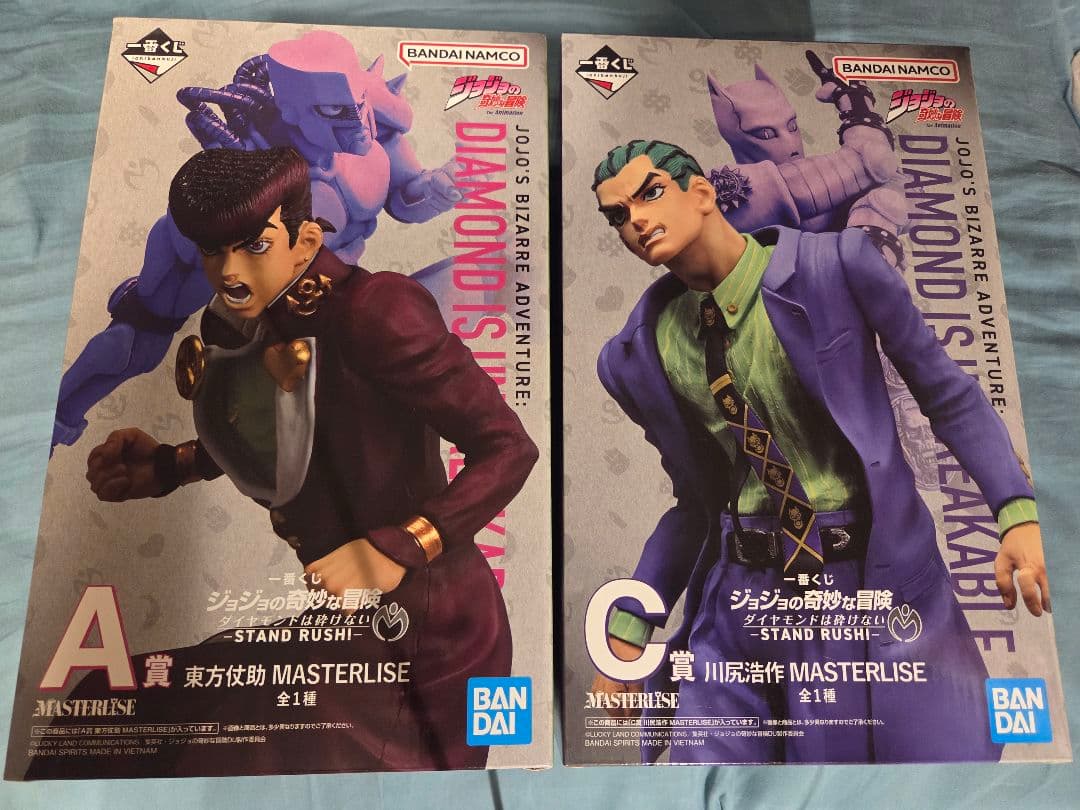 ジョジョの奇妙な冒険 一番くじ A賞 東方仗助＆C賞 川尻浩作　おまけ付き