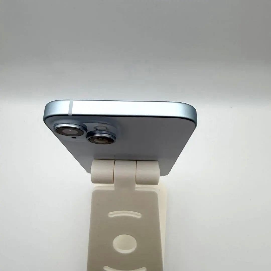 iPhone15 256GB ブルー SIMフリー美品 バッテリー100% 箱付