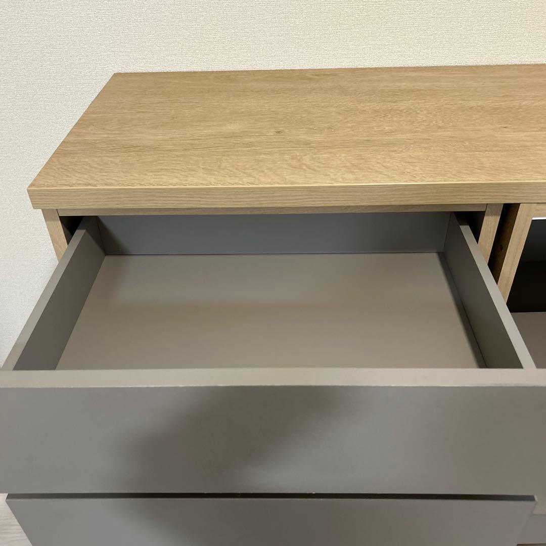 【送料込】Atom カップボード　キッチンボード＋ゴミ箱セット