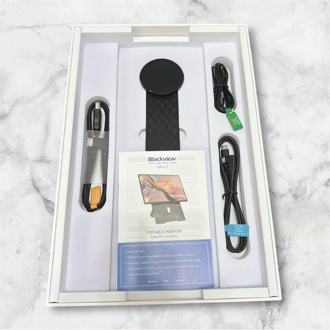 モバイルモニター 16インチ 一体型スタンド Blackview ゲーム 軽量