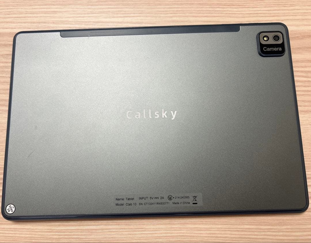 【値下げしました】Callisky Androidタブレット 10インチ 本体