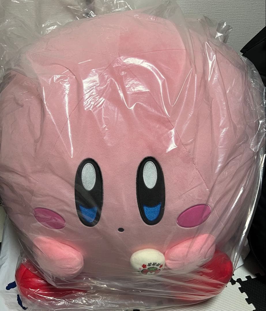 受注限定品 まんぷくカービィ 特大 ぬいぐるみ　プププランド