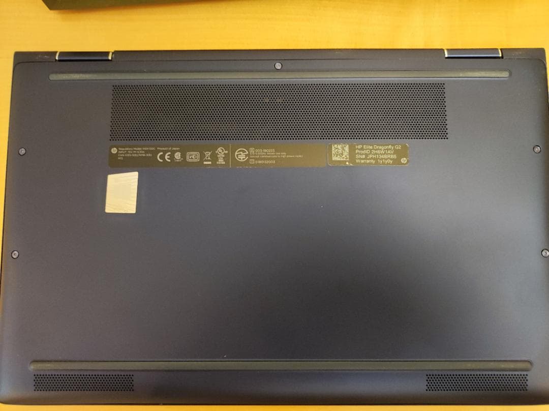 【KB交換済】HP Dragonfly G2 11th i7 16G 512G