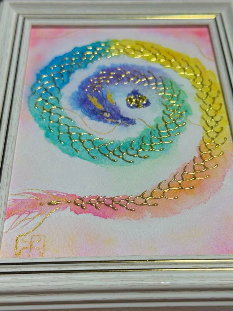 ༆開運絵画！༆ 開運 龍神様✧福徳と夢叶う 龍神画✧ 運気上昇 絵