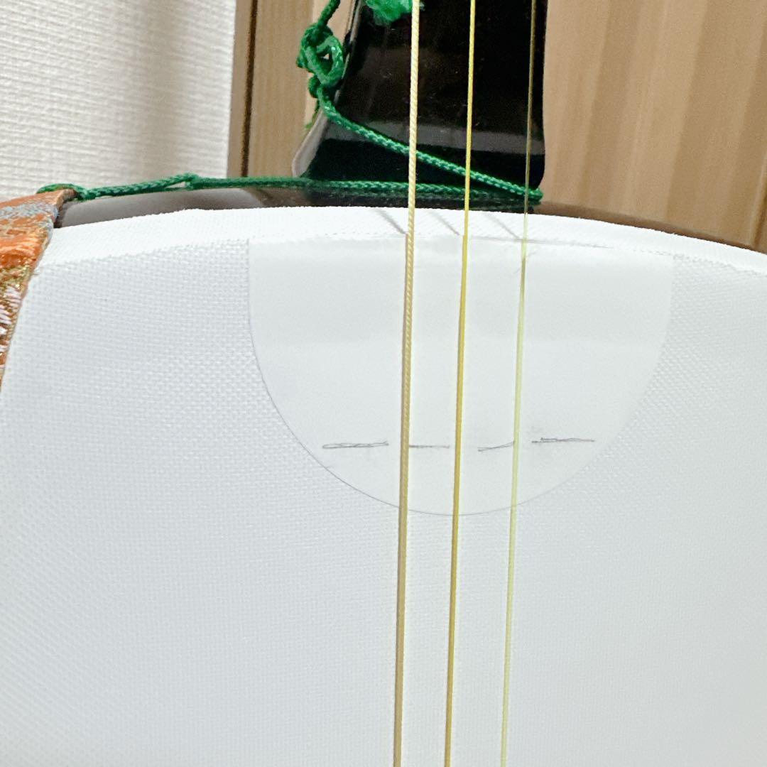 美品 SUZUKI スズキ 三味線 あやめ 入門用 セット 教本 ハードケース付