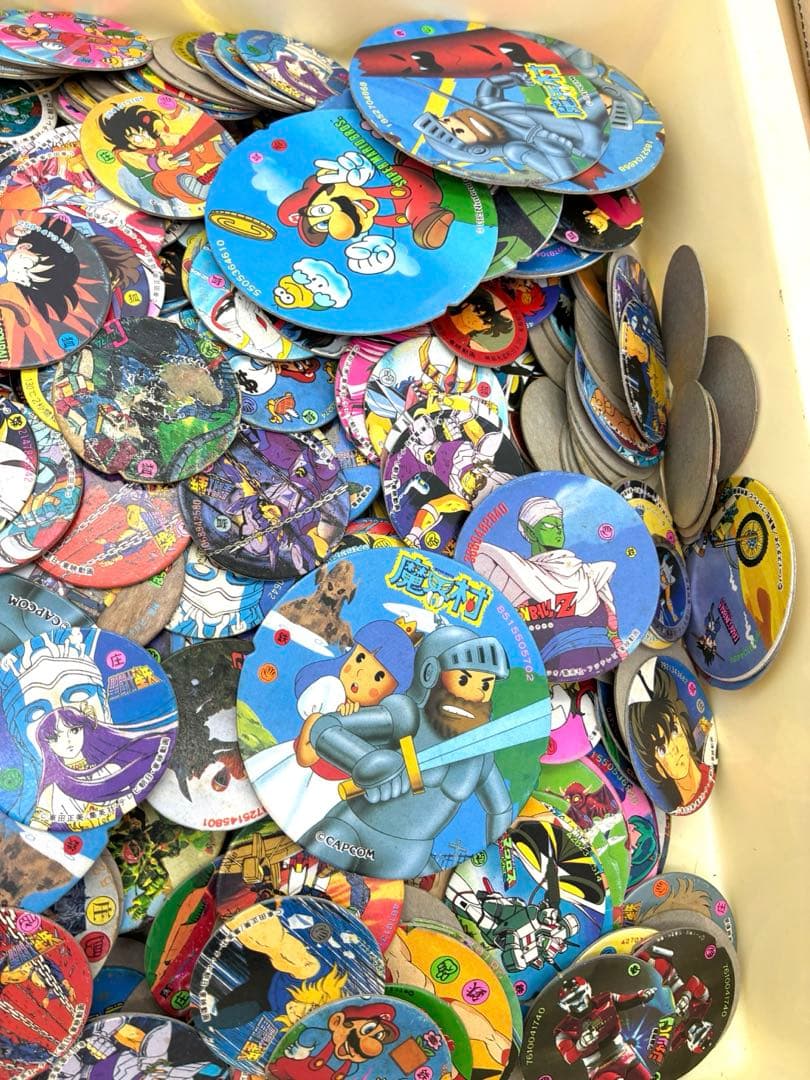 昭和レト　聖闘士星矢、ドラゴンボール等メンコ　大量まとめて　まとめ売り　②