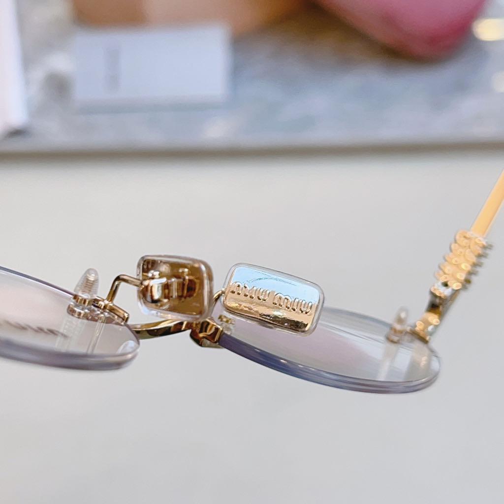 miumiu アイウェア リムレスメガネ