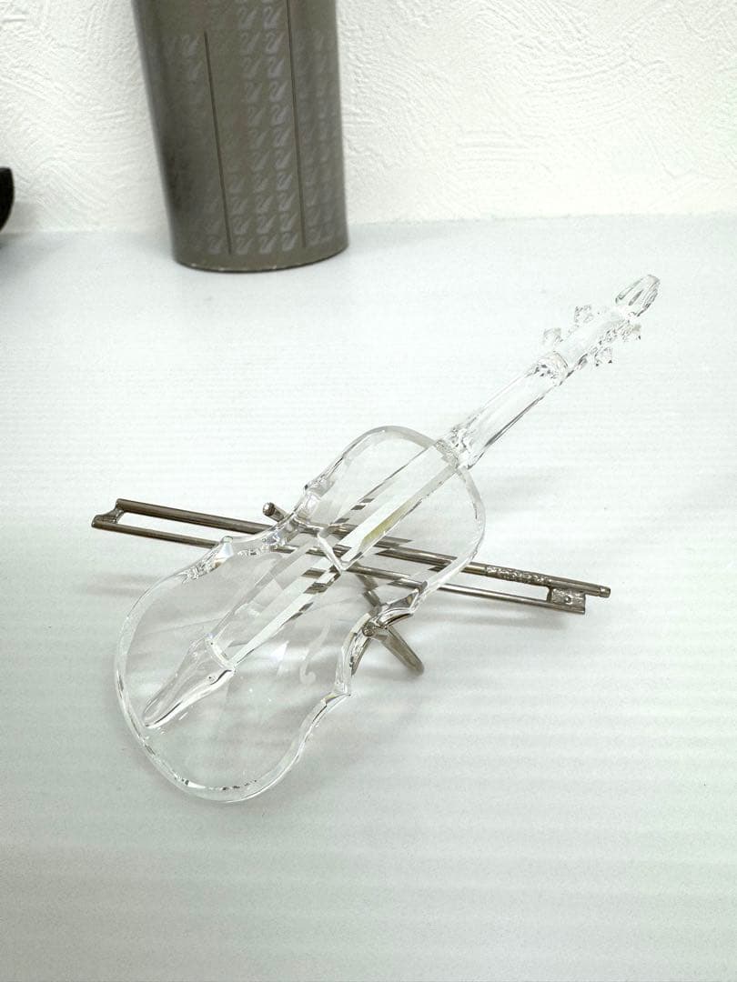 スワロフスキー swarovski 2004年 廃盤品 バイオリン スタンド付き