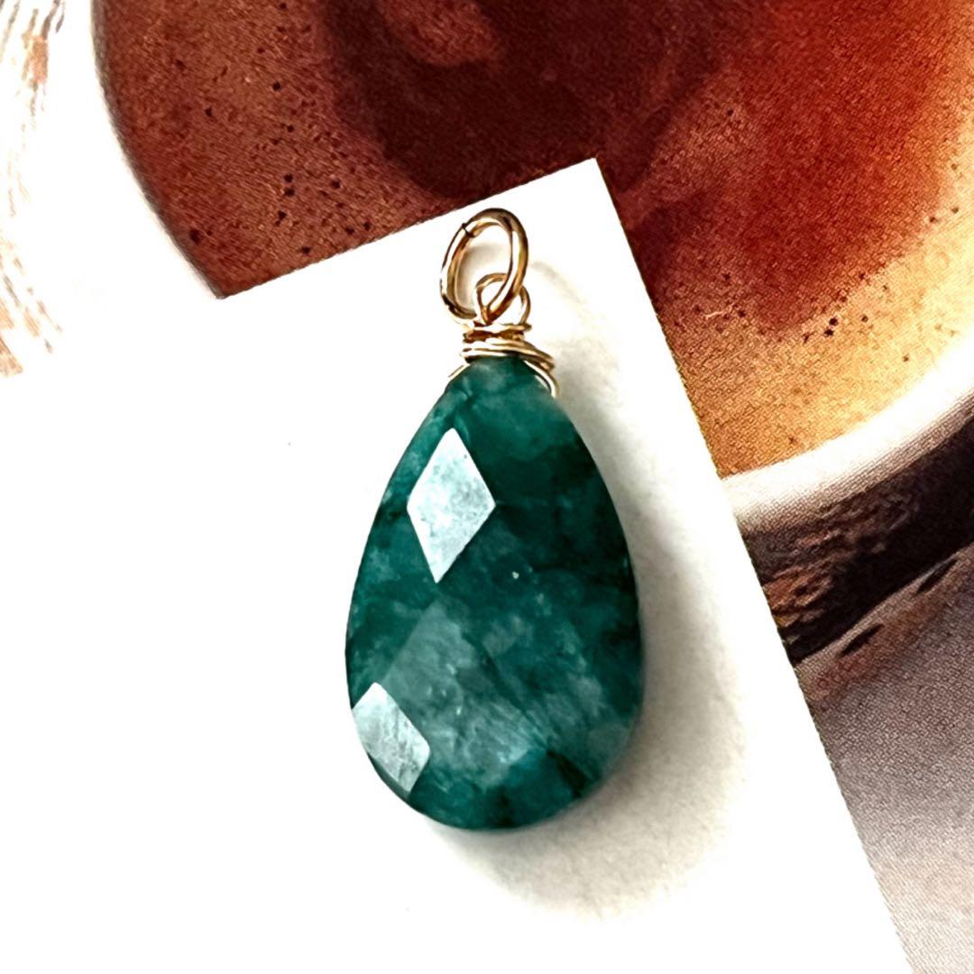 ダンゴ☺︎ 1点作品☆大粒レインボームーンストーン14kgfネックレストップ