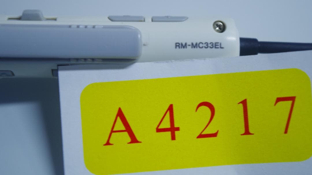A4217 SONY リモコン RM-MC33EL/イヤホン MDR-NC033
