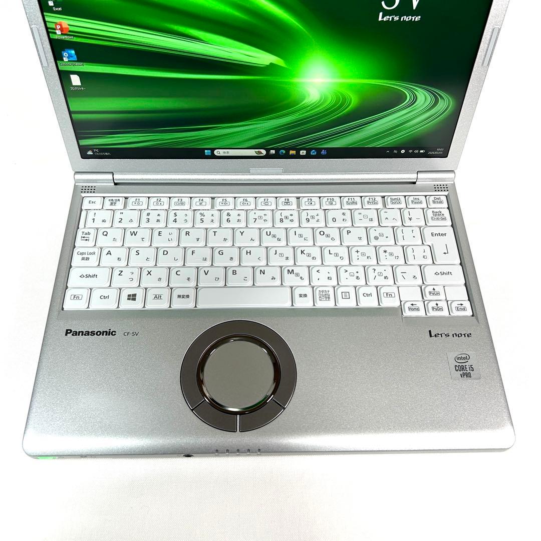 美品 Panasonic Let's note SV9 バッテリー超良好 LTE