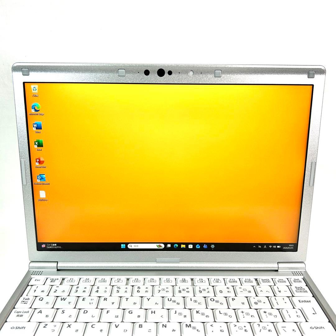 美品 Panasonic Let's note SV9 バッテリー超良好 LTE