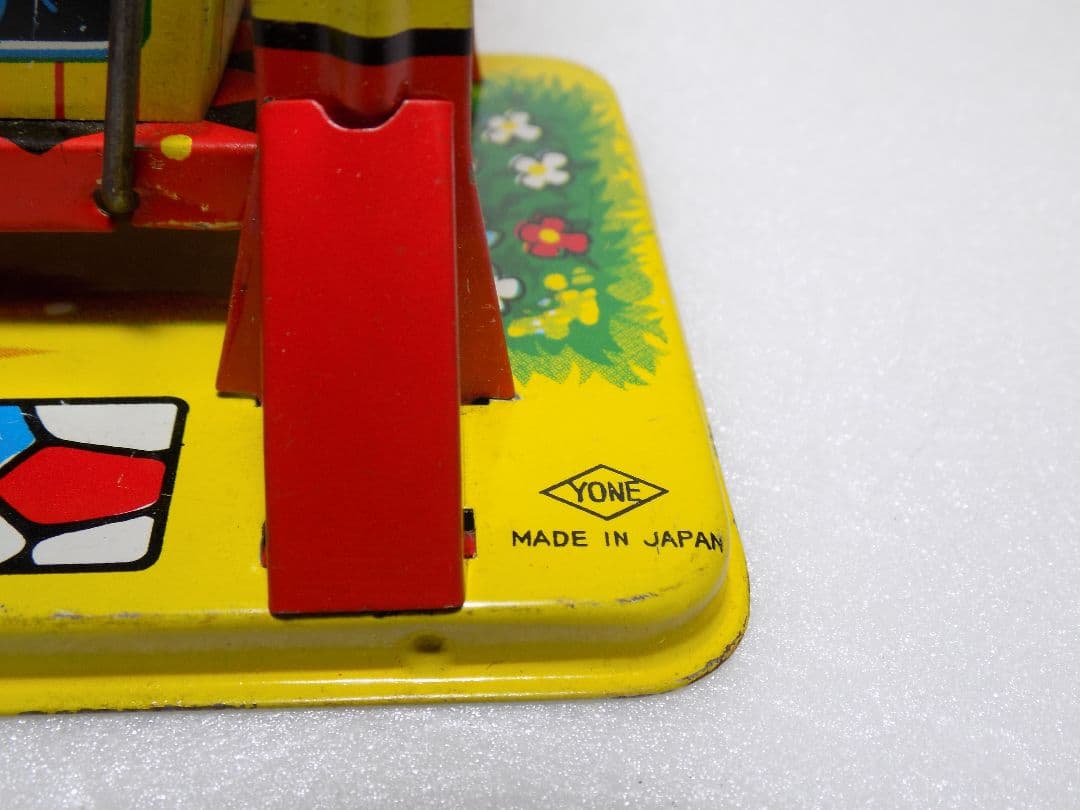 希少米屋ブリキ　ゼンマイ【PLAYFUL ANIMAL SWING】動作品