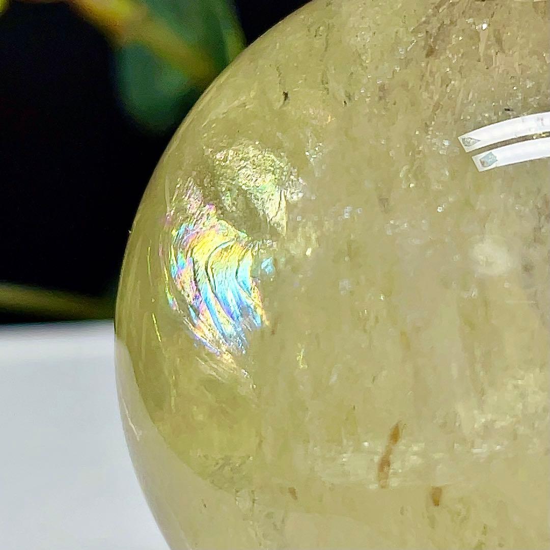 シトリン　丸玉　スフィア　黄水晶　天然石　パワーストーン　【超美品】 6