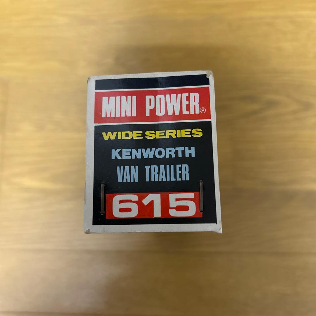 シンセイ ミニパワー ダイキャスト ケンウォース バントレーラー 緑