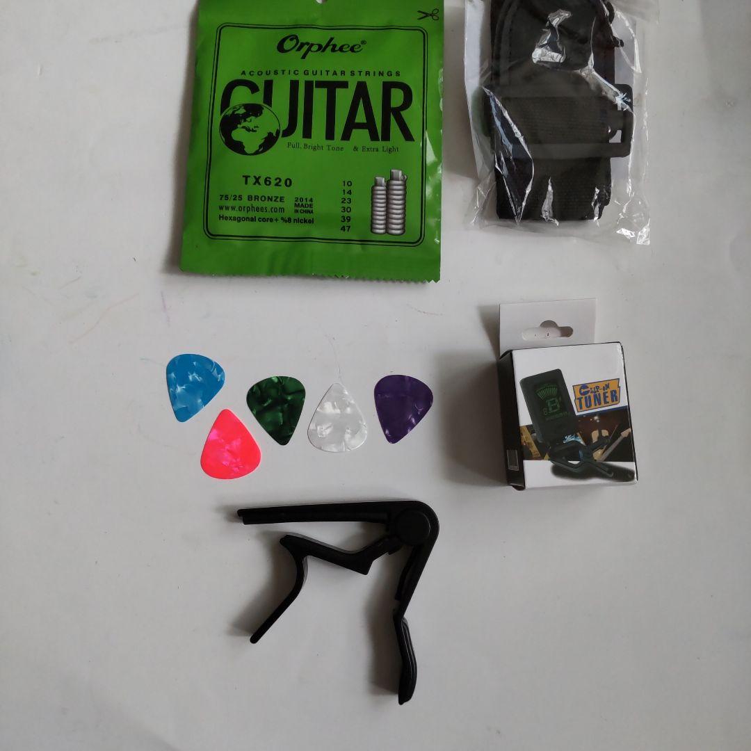 未使用！SepiaCrue セピアクルー アコースティックギター、付属品セット