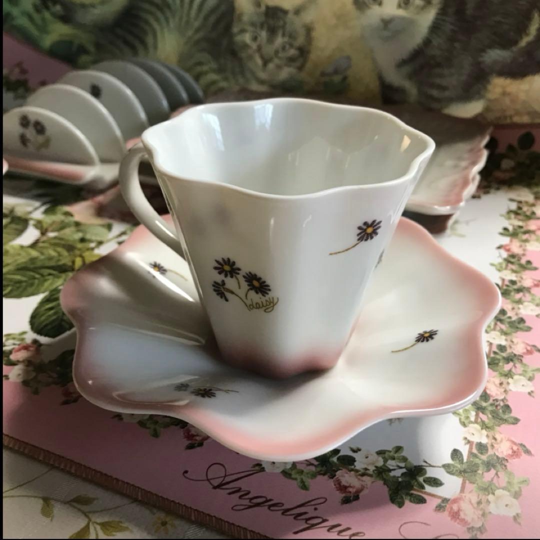 希少　Manyマニー⭐️デイジー　フラワーアフタヌーンティー8点セット　新品近美品