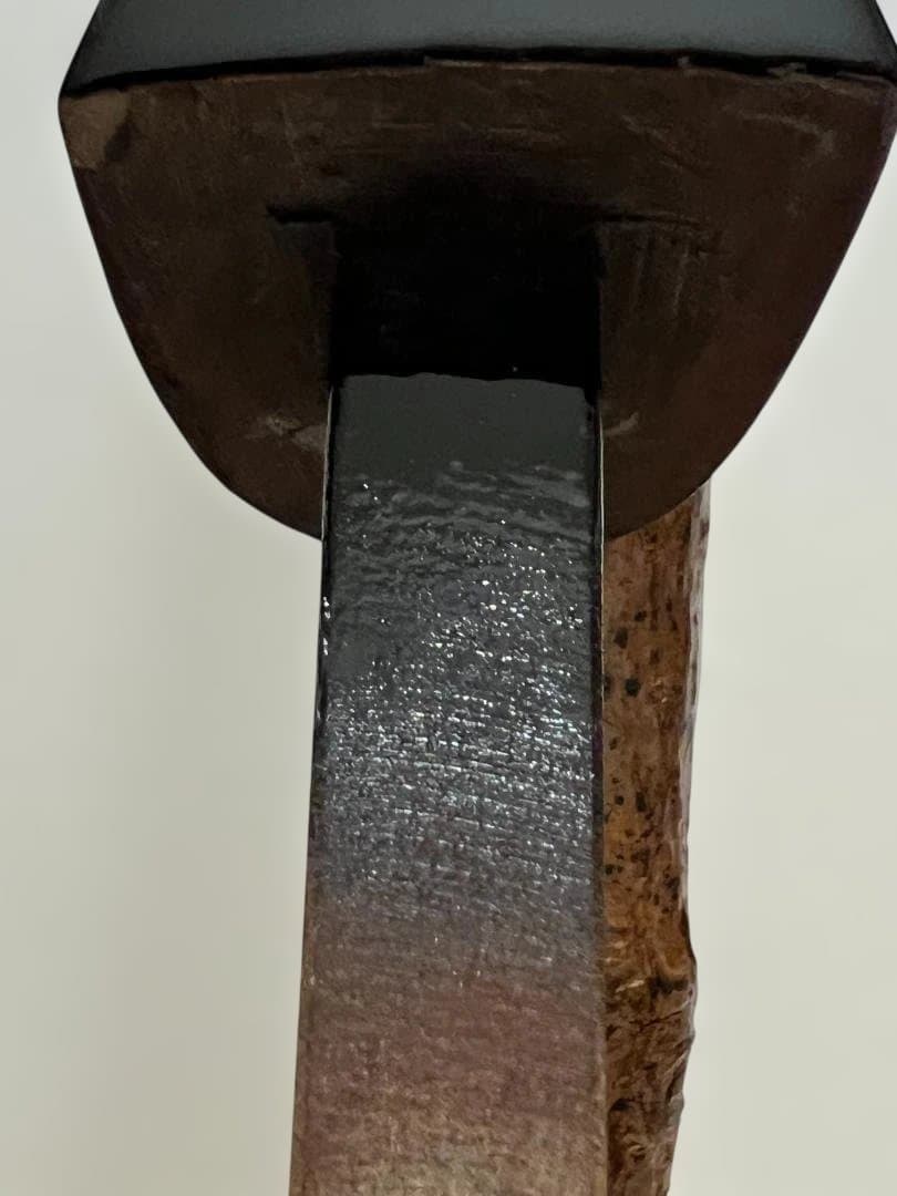 沖縄三線用　黒塗り　棹