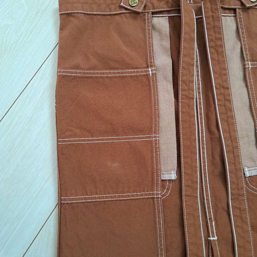 Lee オーバーオールエプロン L ワークエプロン ブラウン キャメル