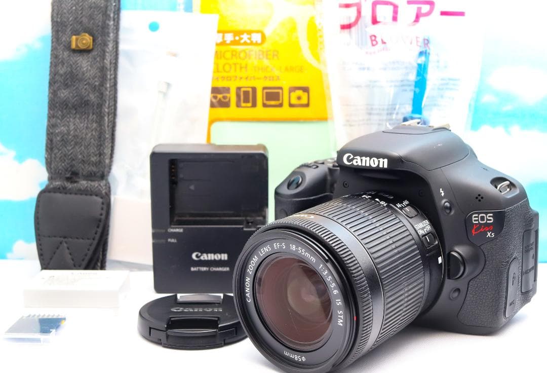 Canon キャノン Kiss X5⭐️スマホに転送⭐高速レンズ⭐初心者でも安心