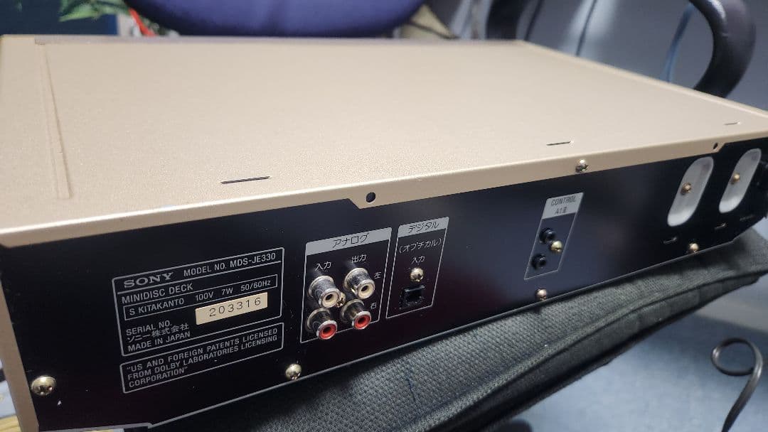 ★SONY MDS-JE330 ミニディスクデッキMDプレイヤー★