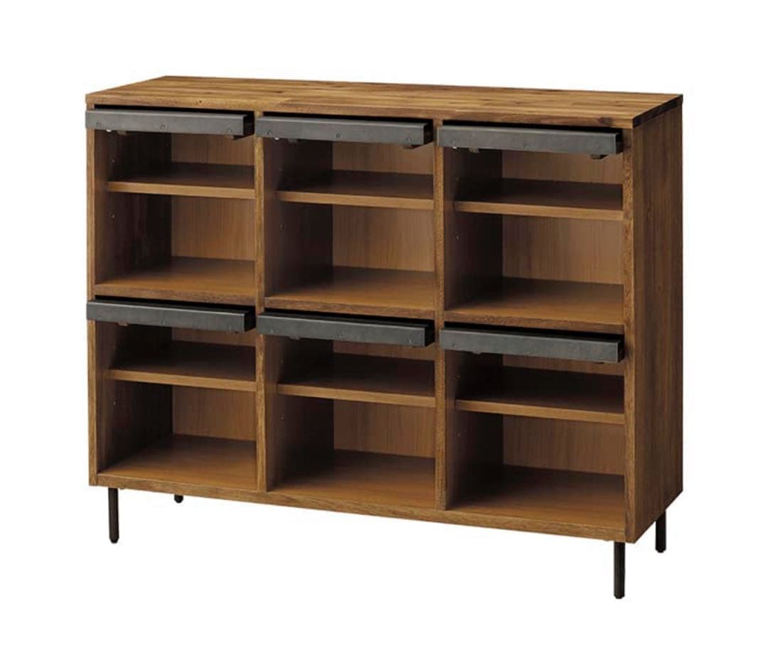 unico　SWELLA　スウェラ　レコードラック　アカシア材　W1190