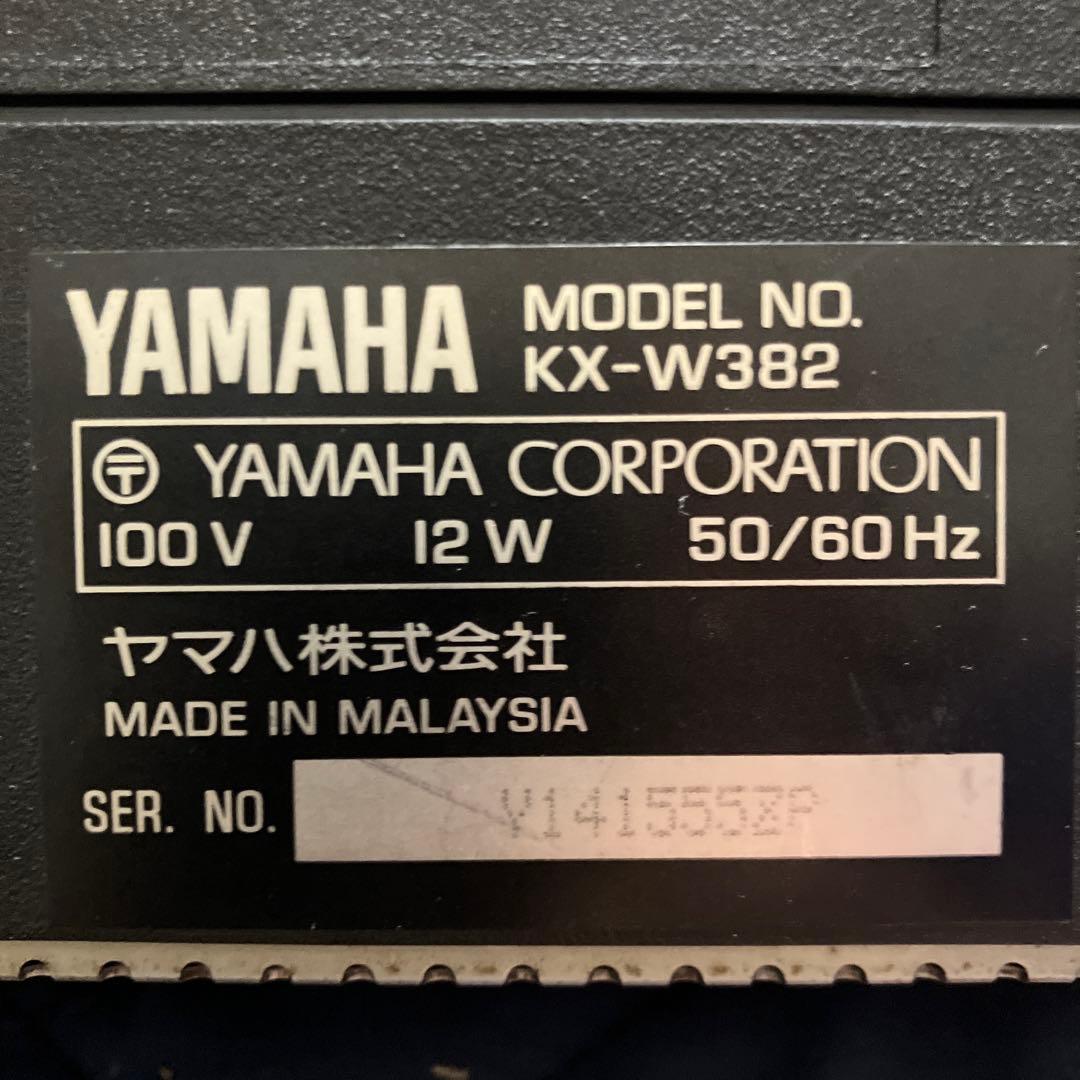 【可動品】《人気》 ヤマハ Wカセットデッキ ＫX-W382( Wオートリバース