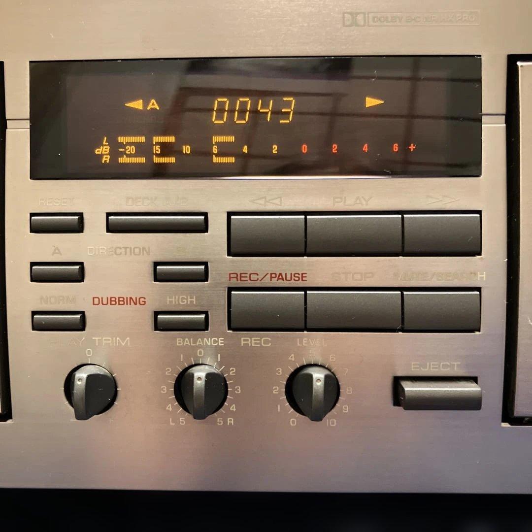 【可動品】《人気》 ヤマハ Wカセットデッキ ＫX-W382( Wオートリバース