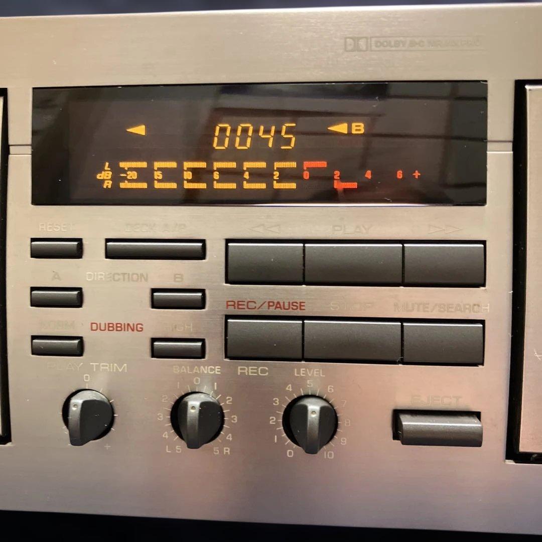 【可動品】《人気》 ヤマハ Wカセットデッキ ＫX-W382( Wオートリバース