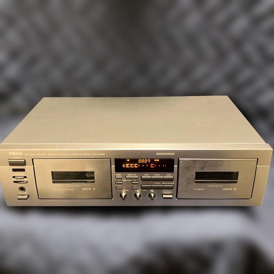 【可動品】《人気》 ヤマハ Wカセットデッキ ＫX-W382( Wオートリバース