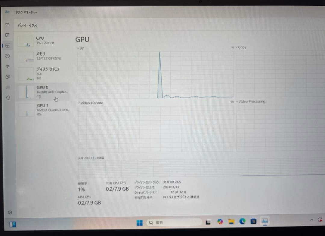 DellPrecision 5540 i7-9850H　16GB　512GB