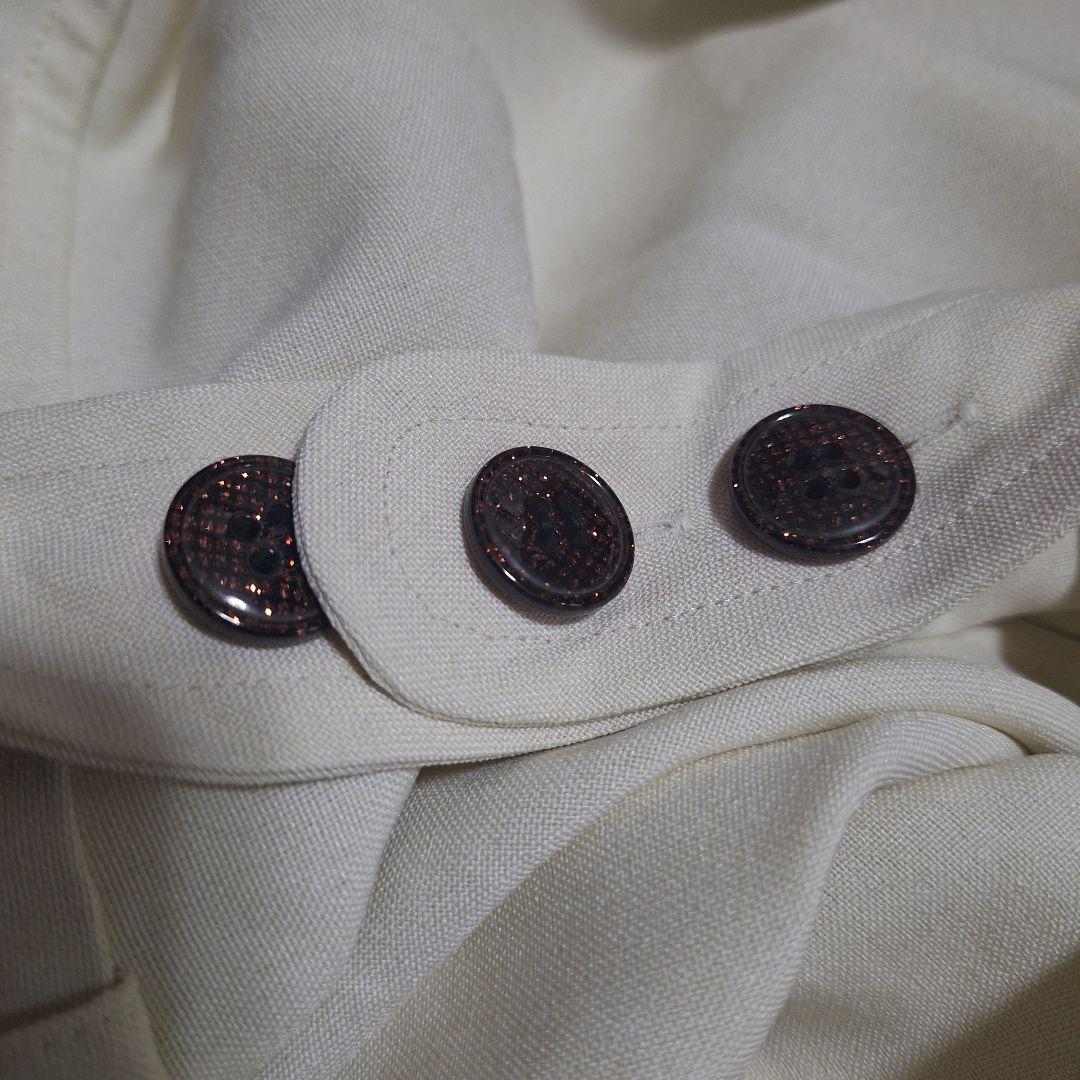 アームボーテARB10 アイボリー&ブラックローブ エプロン