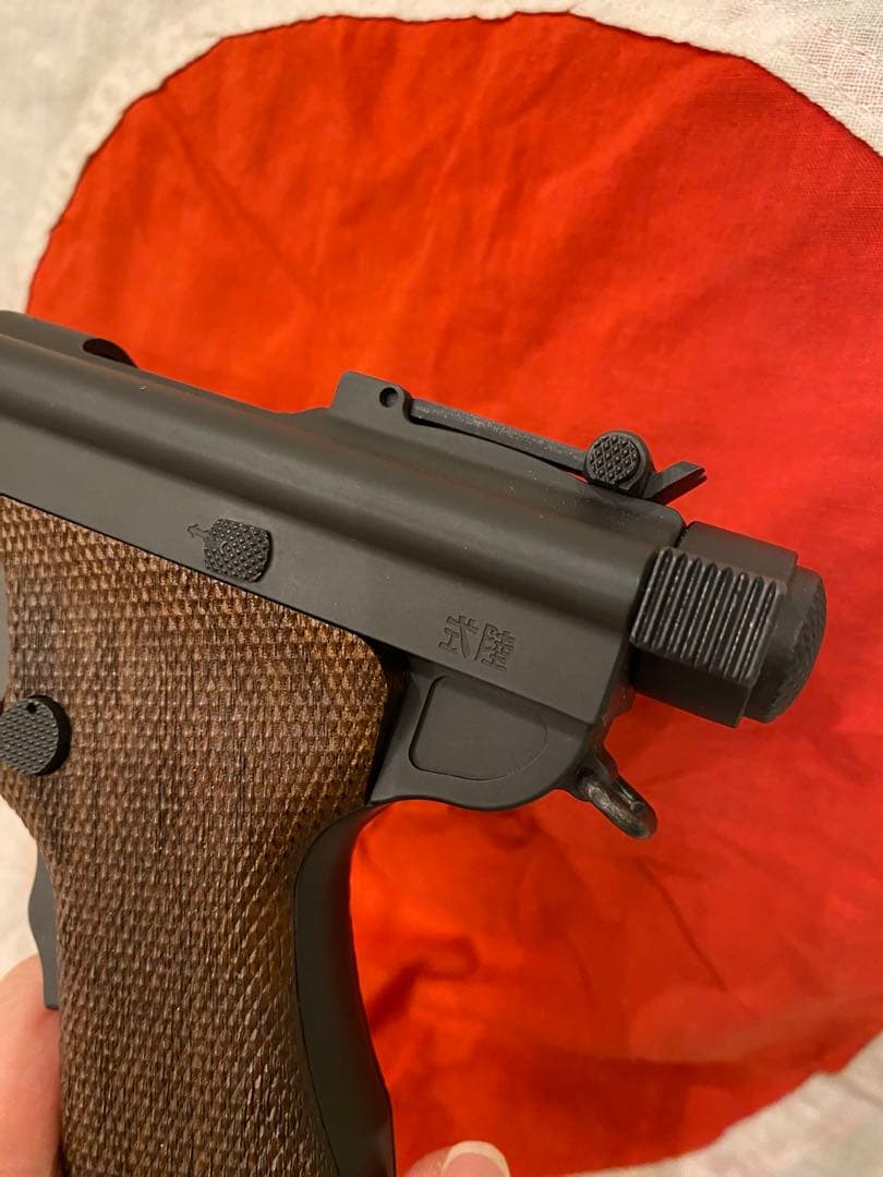 南部式自動拳銃 大型乙 パパ南部 モデルガン フルセット HW 木グリ 月島軍曹